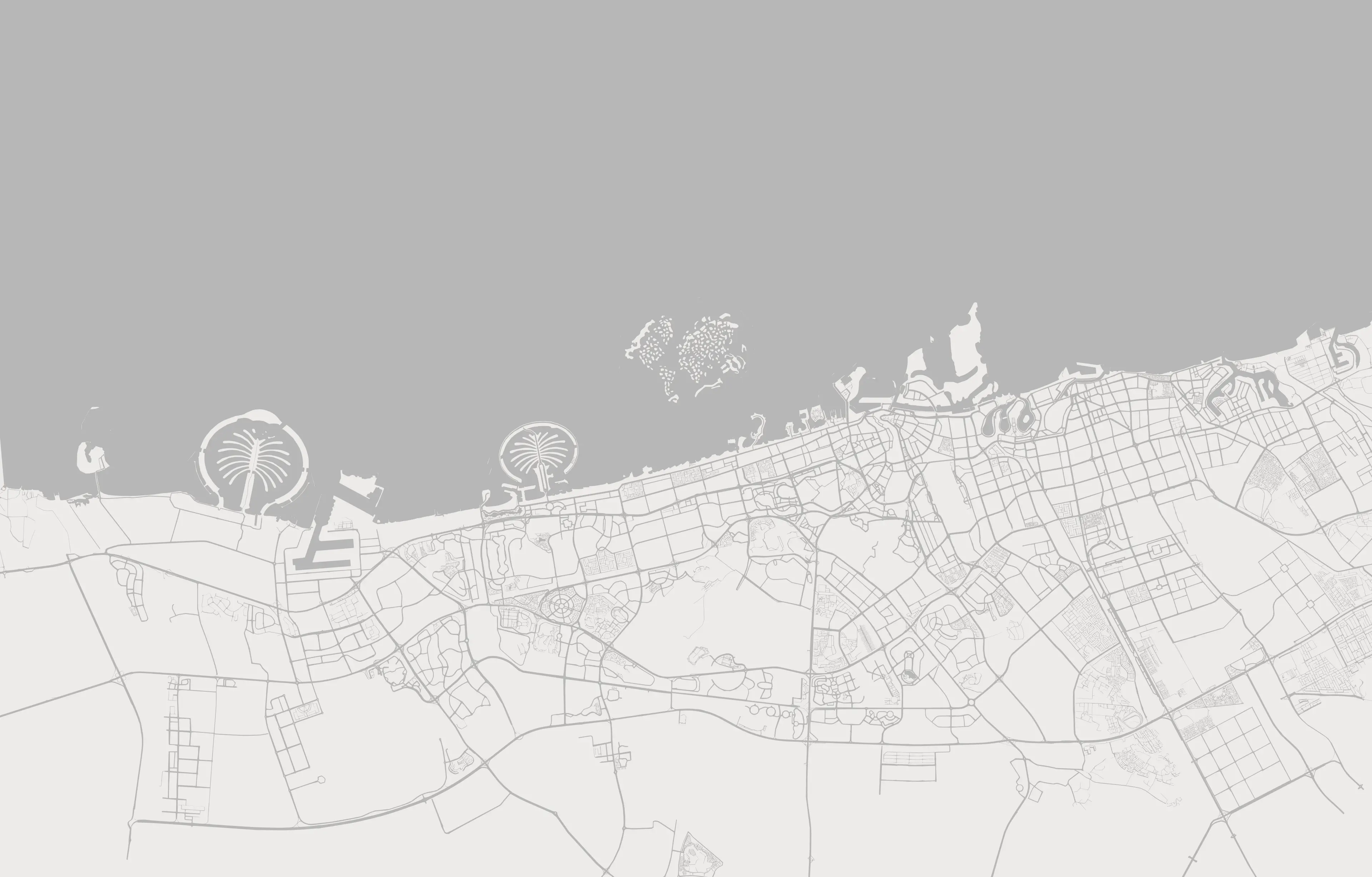 Dubai map